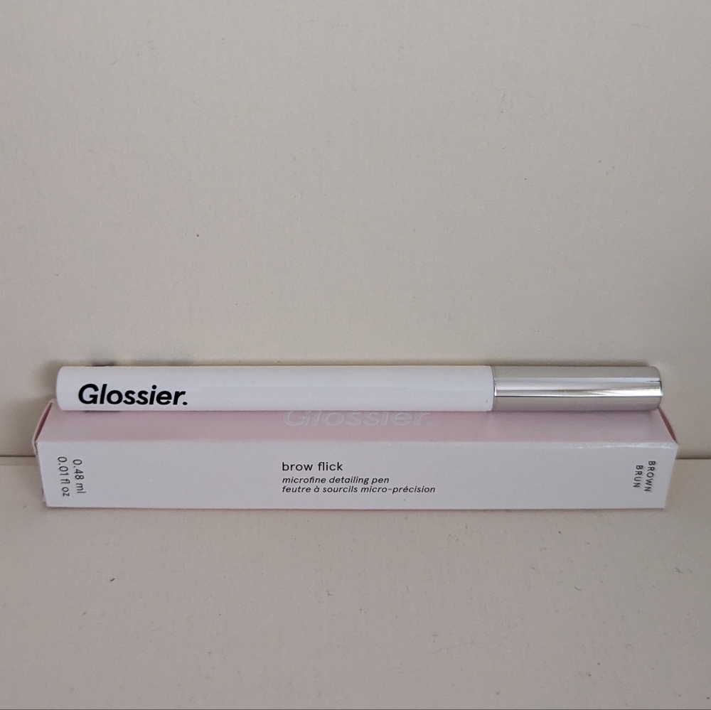 Glossier Brow Flick Microfine Detailing Pen - Brown